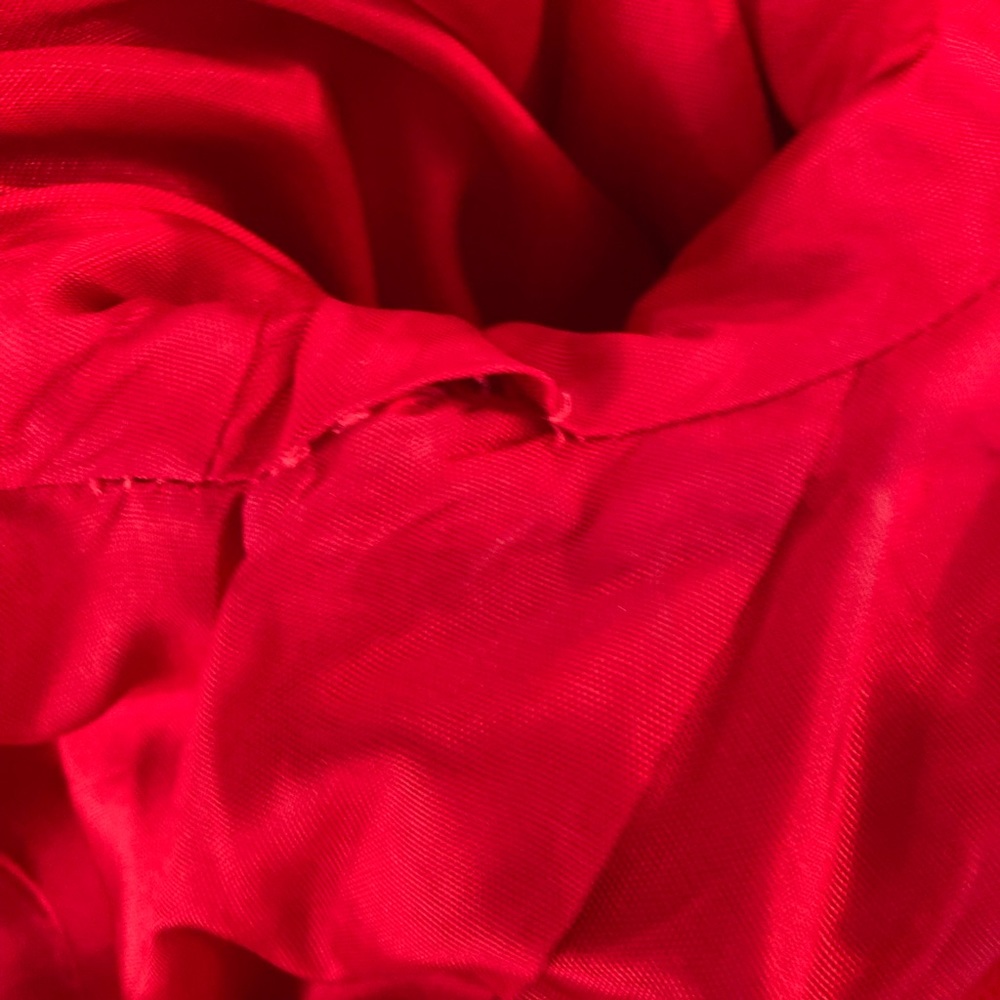 Vintage Evan Picone Red Button Up Blazer Dress Size 6 - Picture 11 of 16